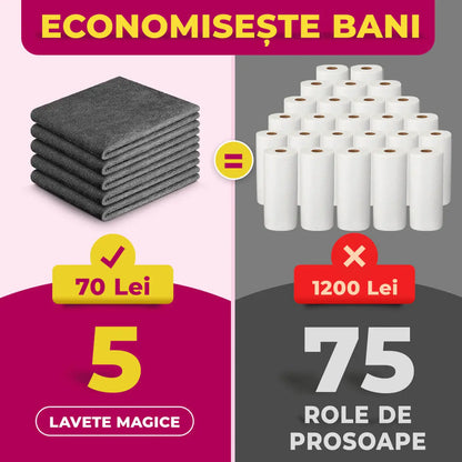 Laveta Magica Ecolino (set de 5 bucati)