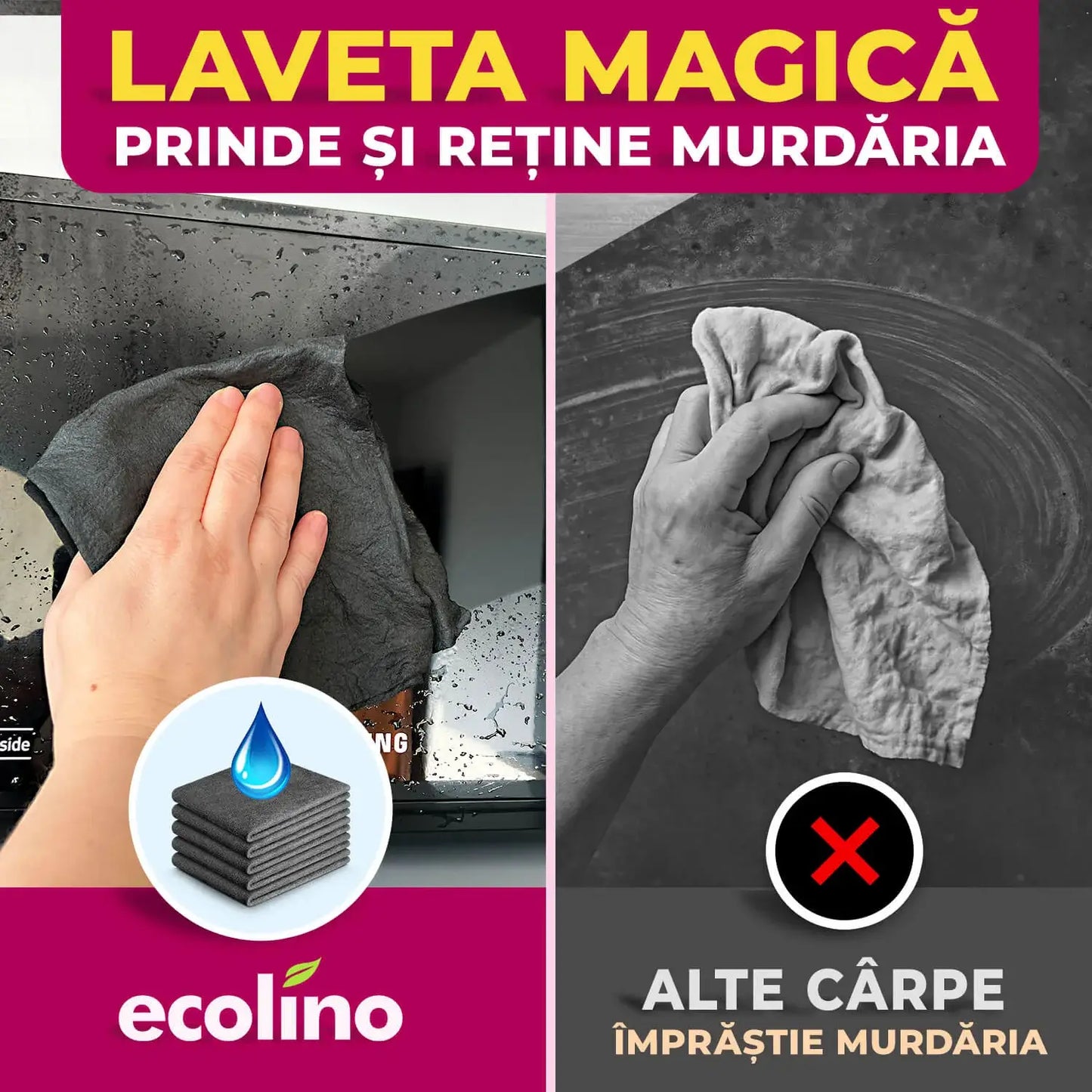 Laveta Magica Ecolino (set de 5 bucati)